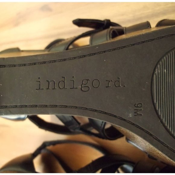 Indigo Rd® ‘Irkasnee’ Wedge Open Toe Platform Sandal Size US 9M - Picture 6 of 14
